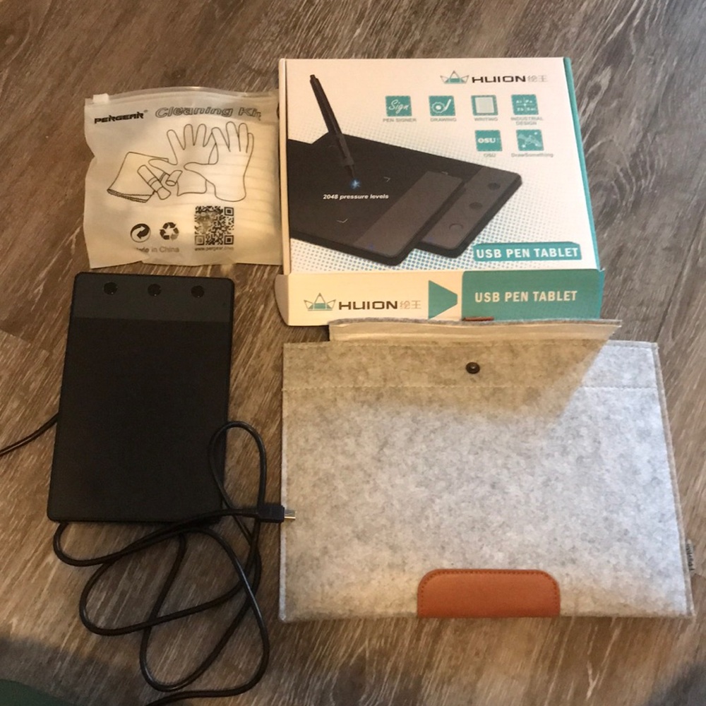 Pen Tablet + iPad mini Case